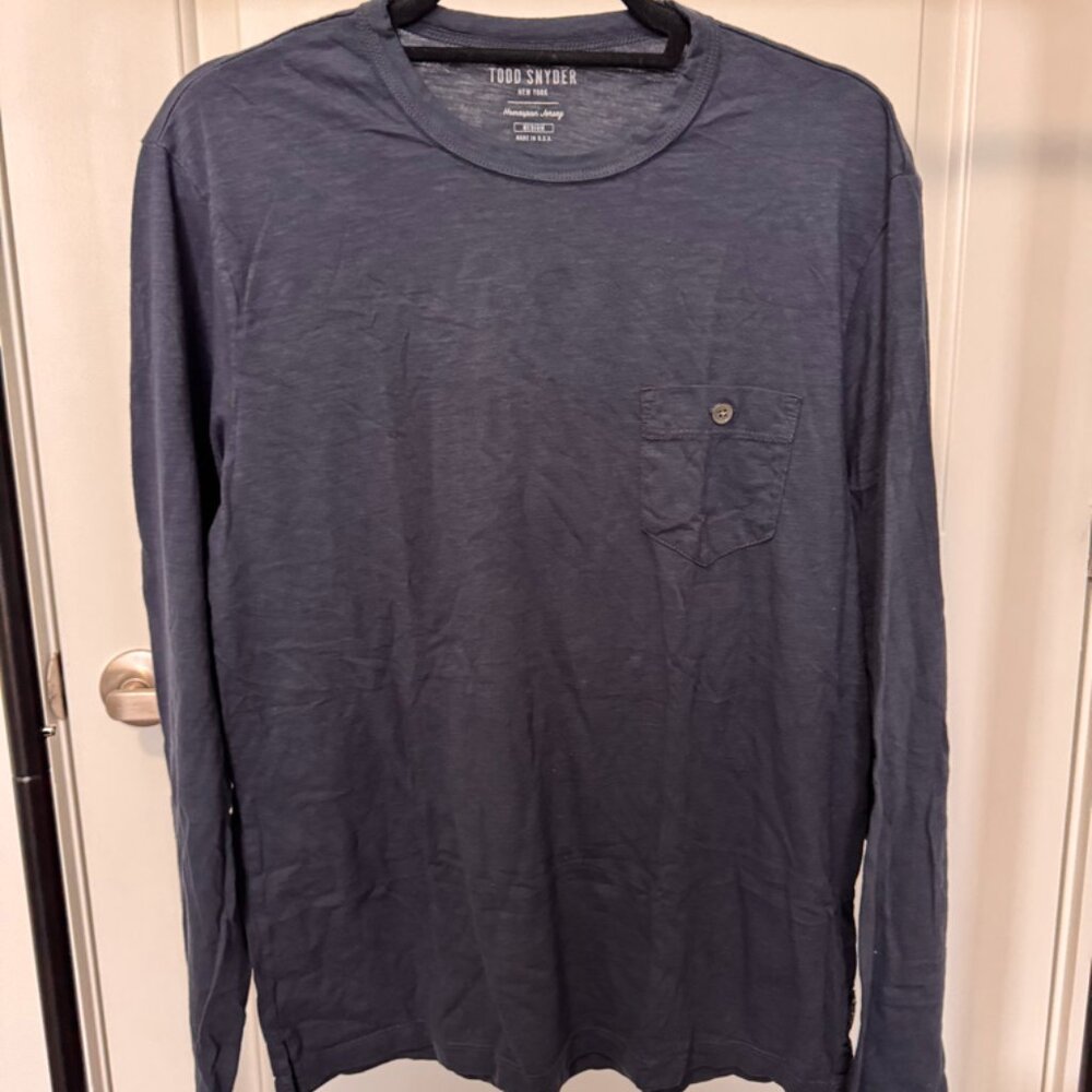 Todd Snyder Long Sleeve Shirt - navy